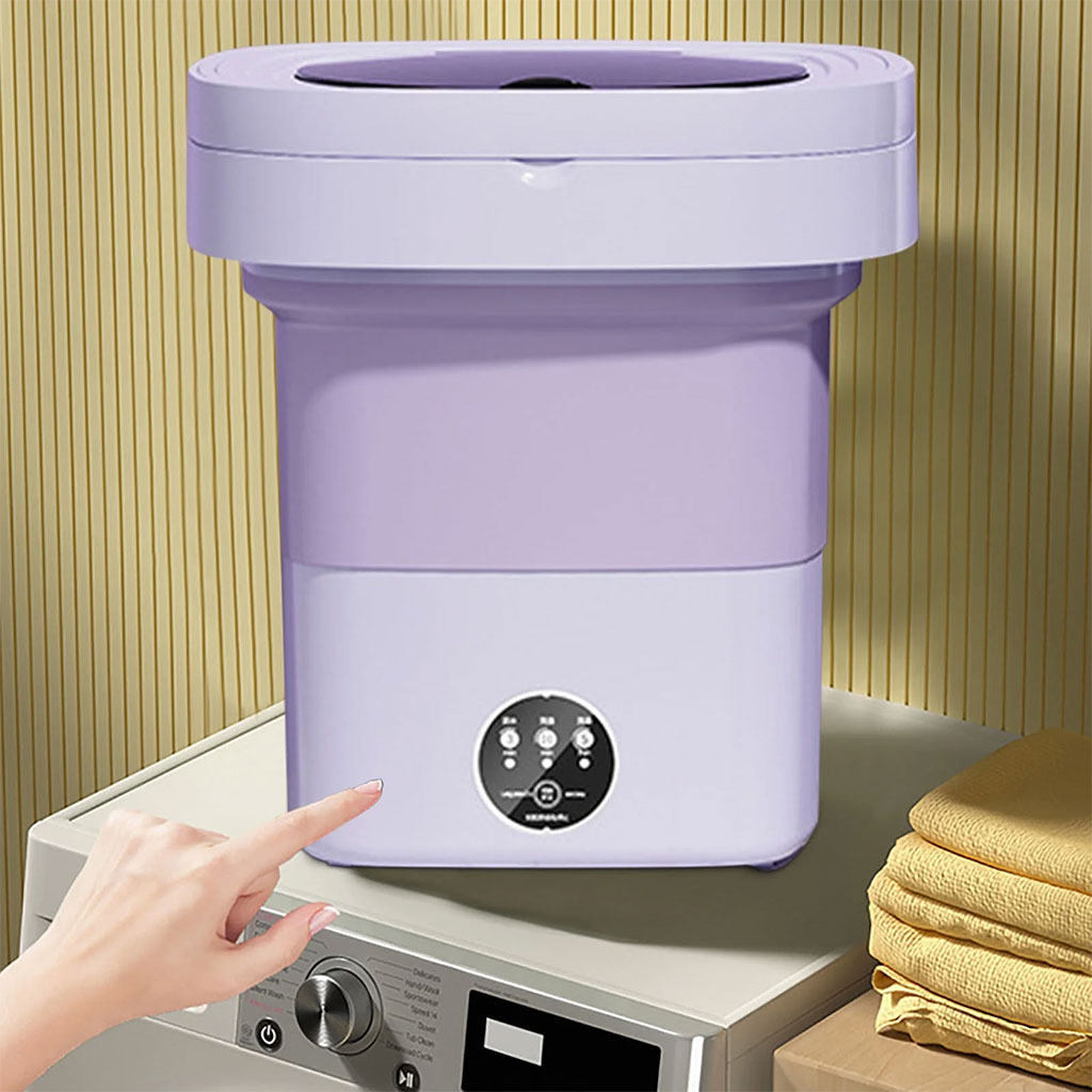 Mini Machine à Laver Pliable et Portable 3 Modes avec Fonction Déshydratation - غسالة ملابس محمولة 2