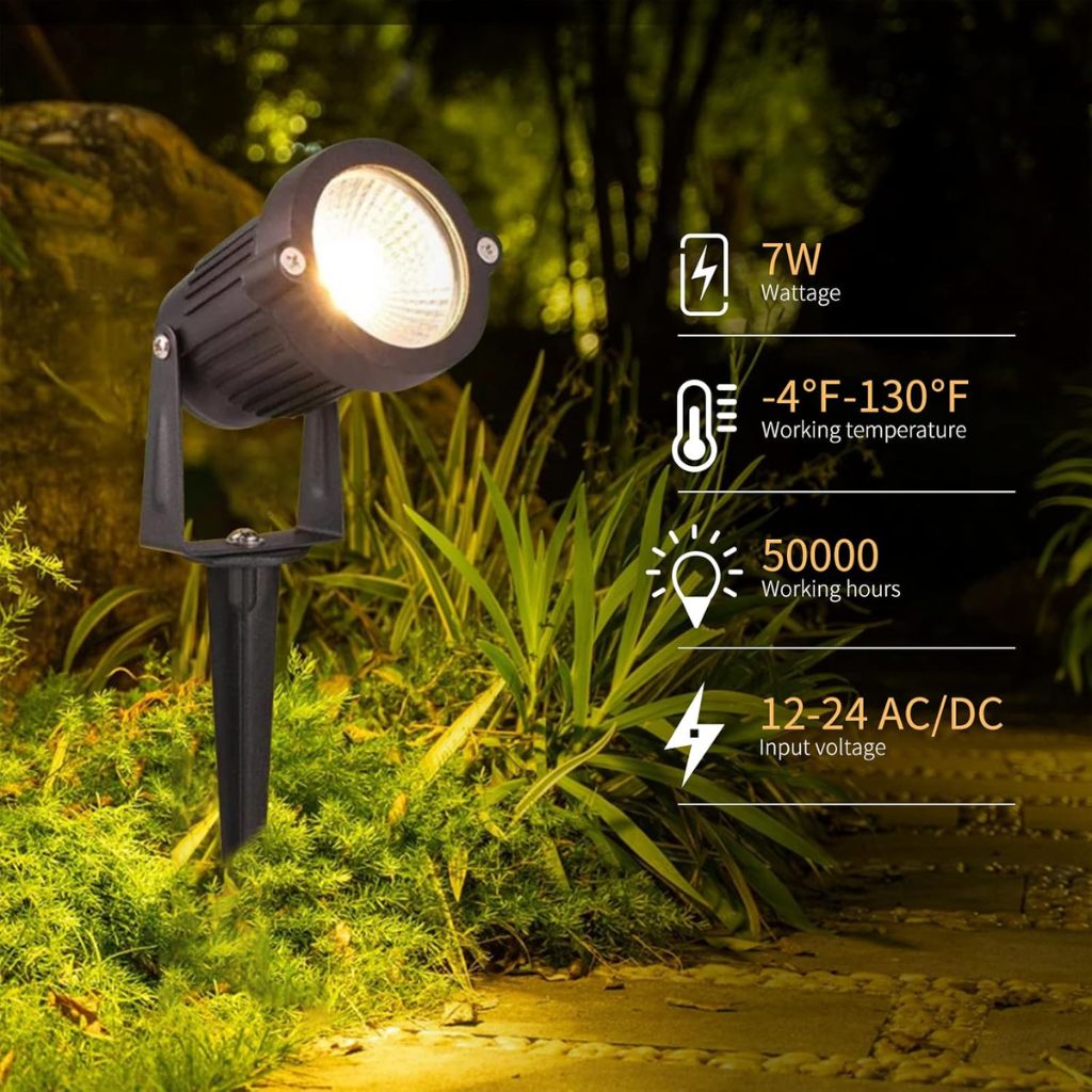 Projecteurs LED Extérieurs Étanches 12V – كشافات خارجية مقاومة للماء 5