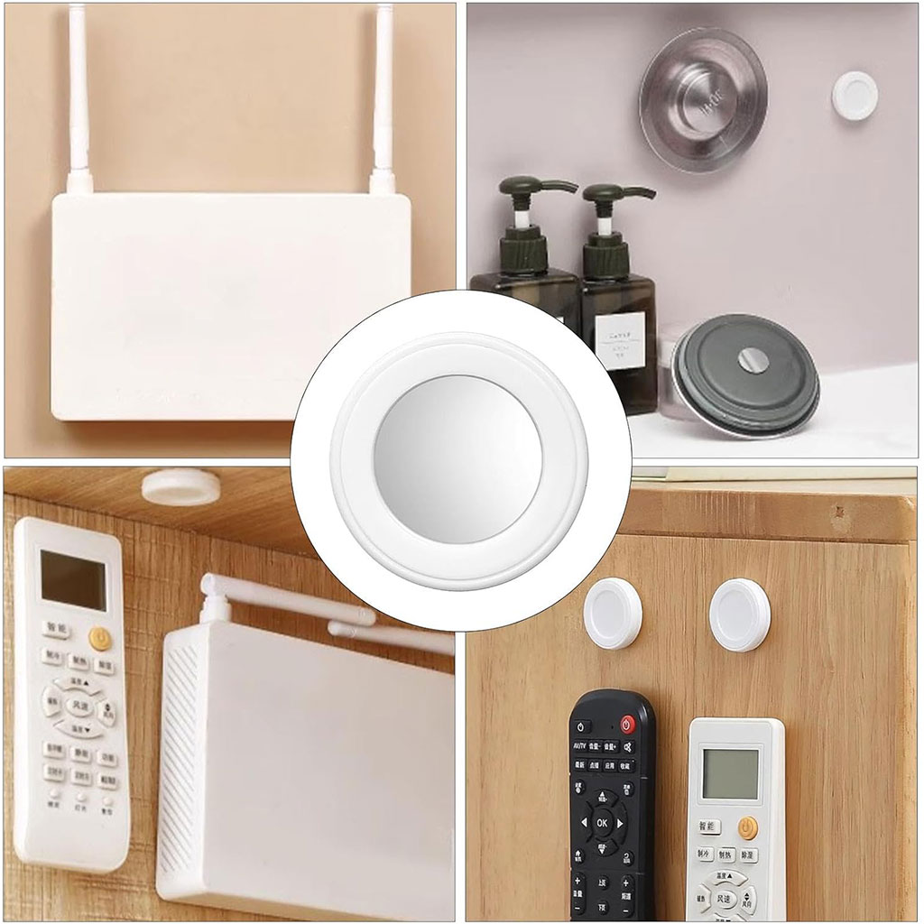 Support mural magnétique pour télécommande et Accessoires 6Pcs - حامل أكسسوارات مغناطيسي 4