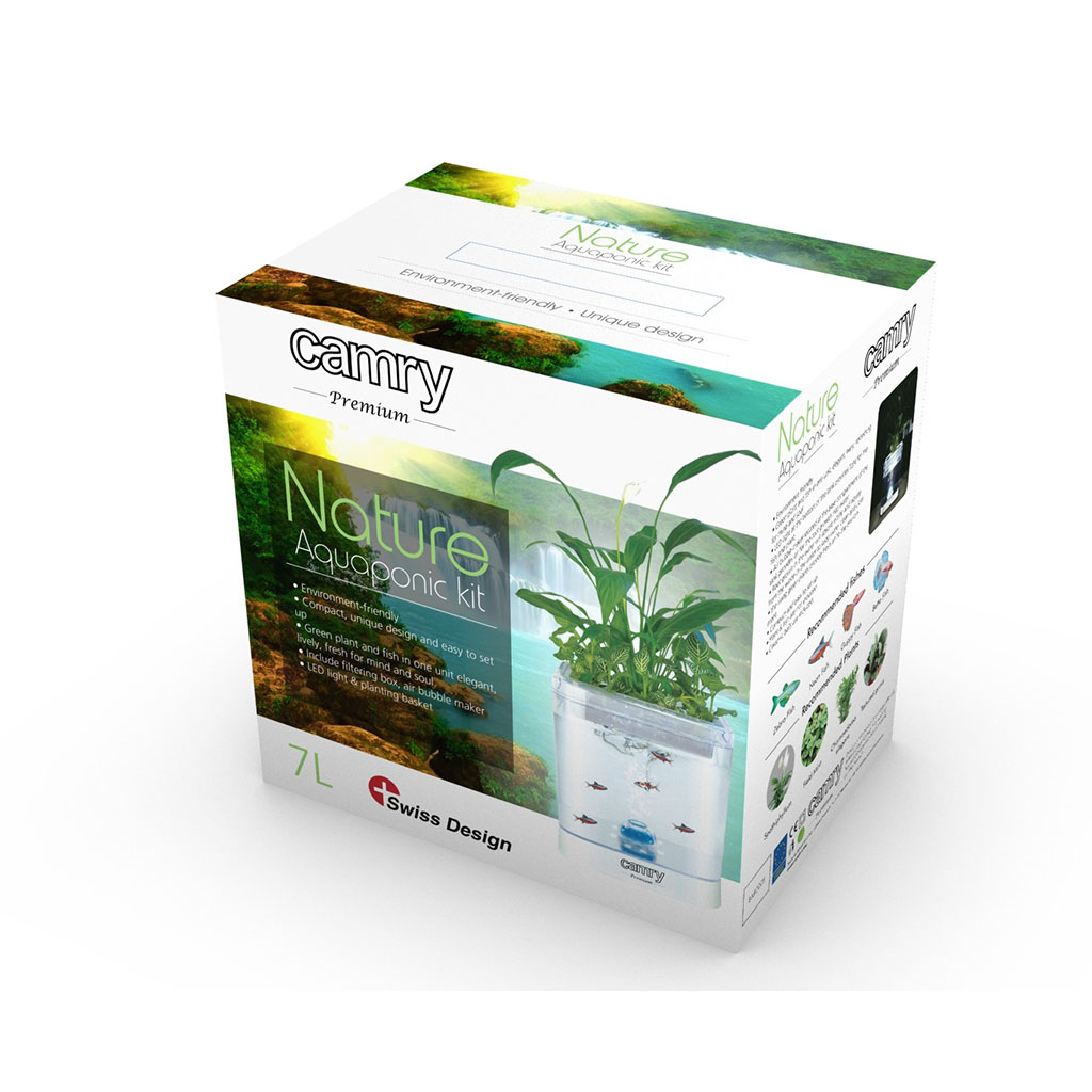 Kit aquarium avec LED capacité 7L Camry CR 7931 - حوض أسماك مع مصباح 3
