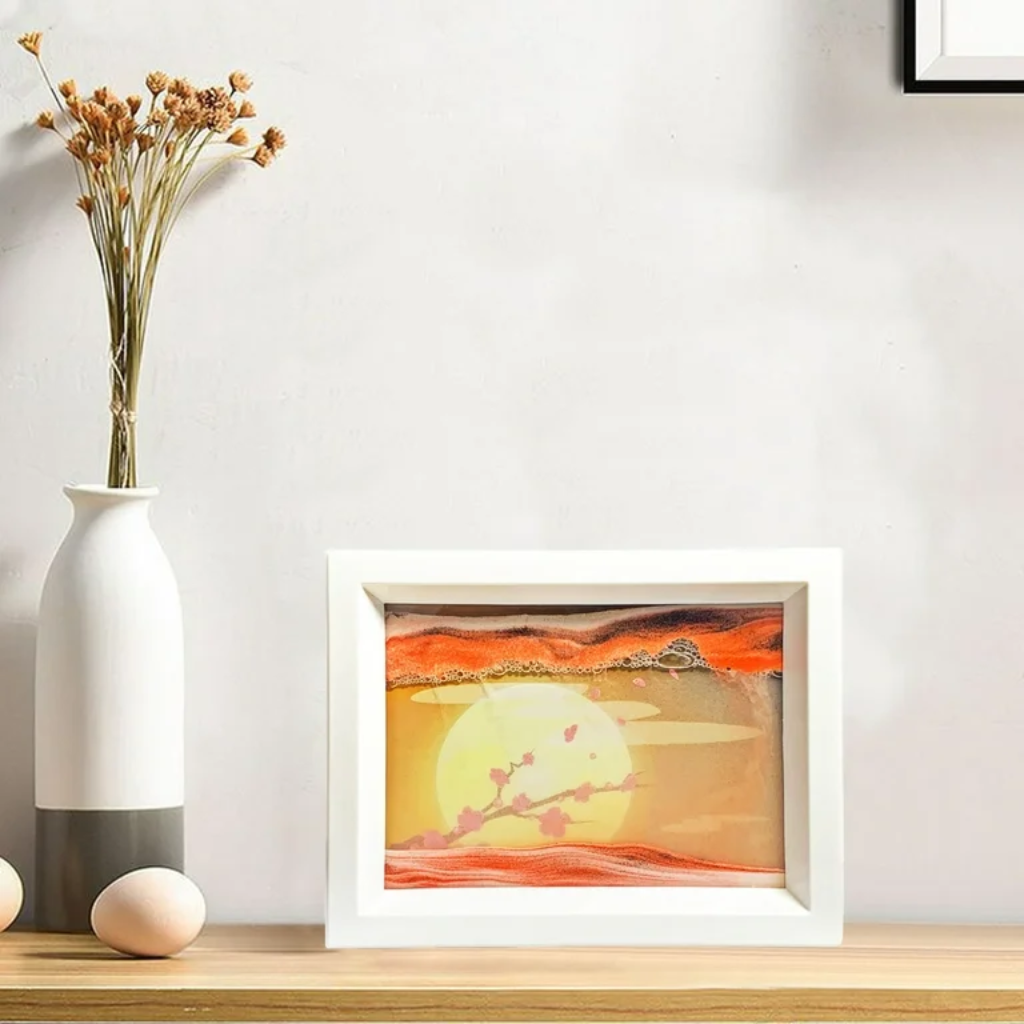 Tableau de Sable en Mouvement 3D et Miroir – لوحة رملية ثلاثية الأبعاد متحركة والمرآة 3
