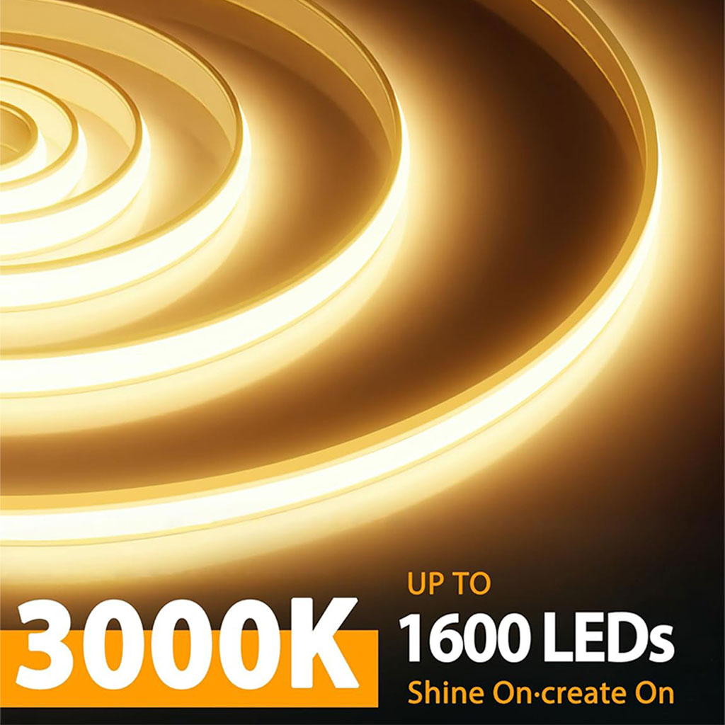 Bande LED lumineuse à détecteur de mouvement pour lit 3000K lumière chaude App Control 7