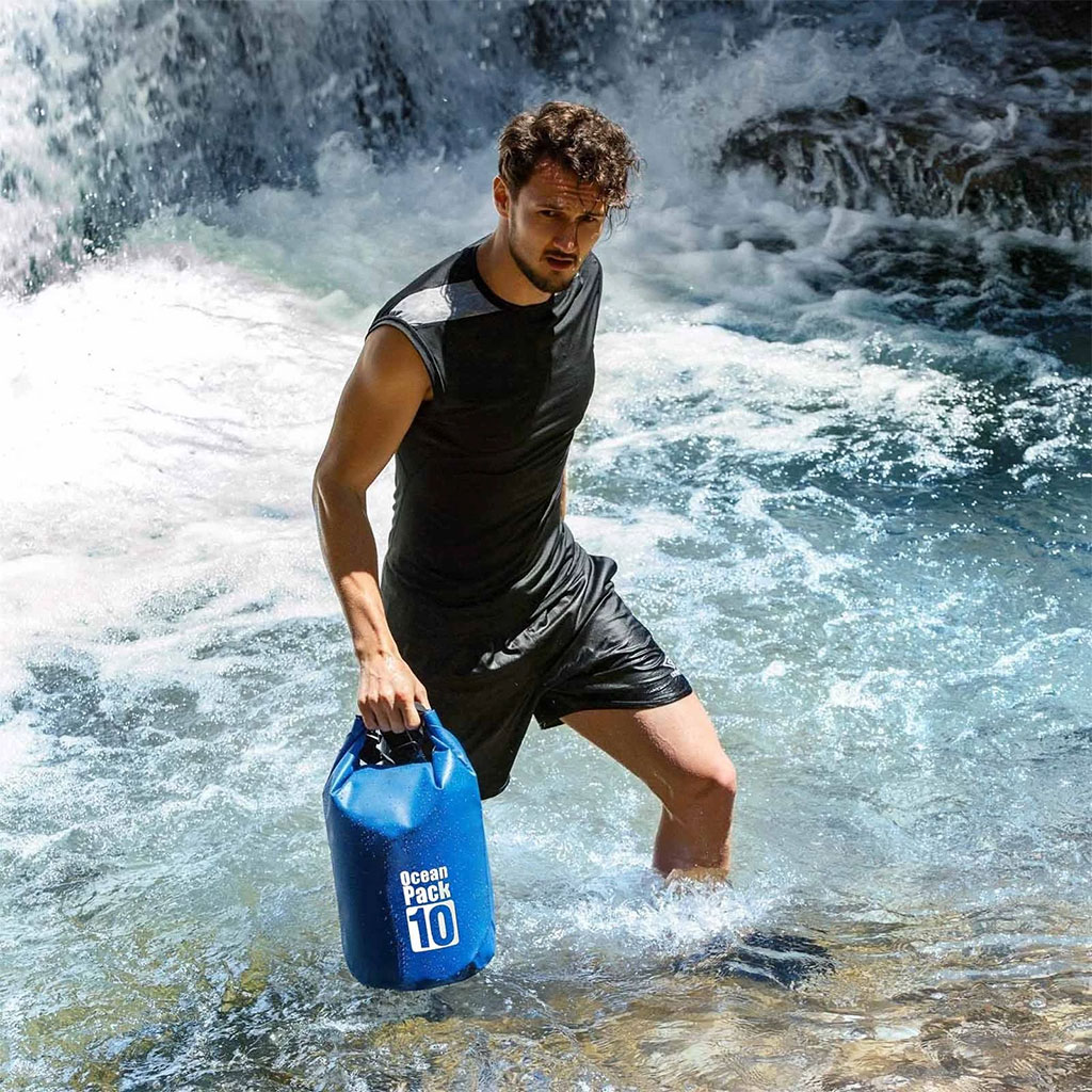 Sac Étanche Ocean Pack 10 litres en Tissue PVC 500D - حقيبة حفظ الأدوات من الماء 3