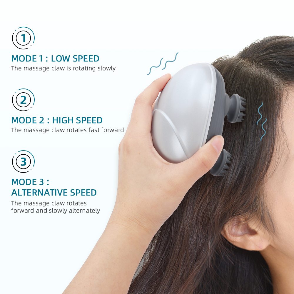 Masseur électrique sans fil en Silicone 4 nœuds de massage 6