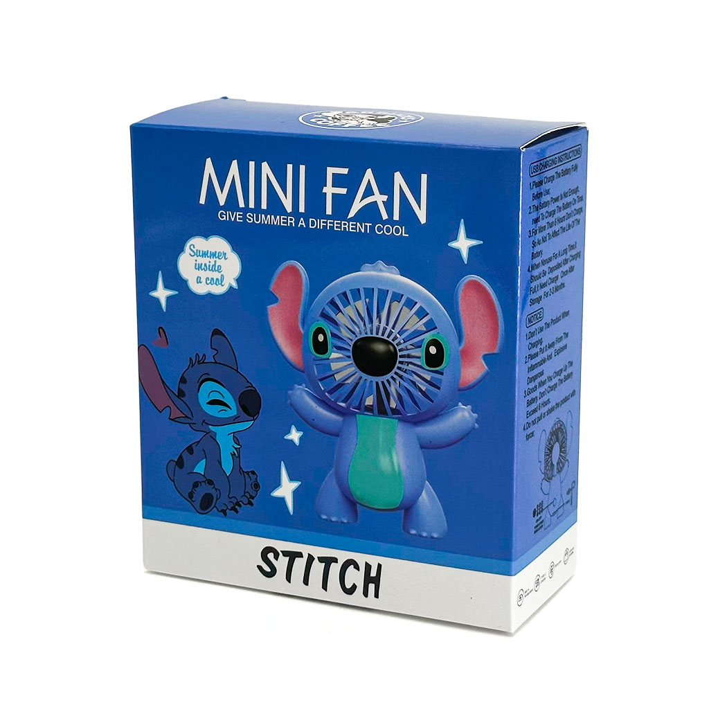 Mini Ventilateur USB Stitch – Design Mignon et Fonctionnel - مروحة محمولة 3