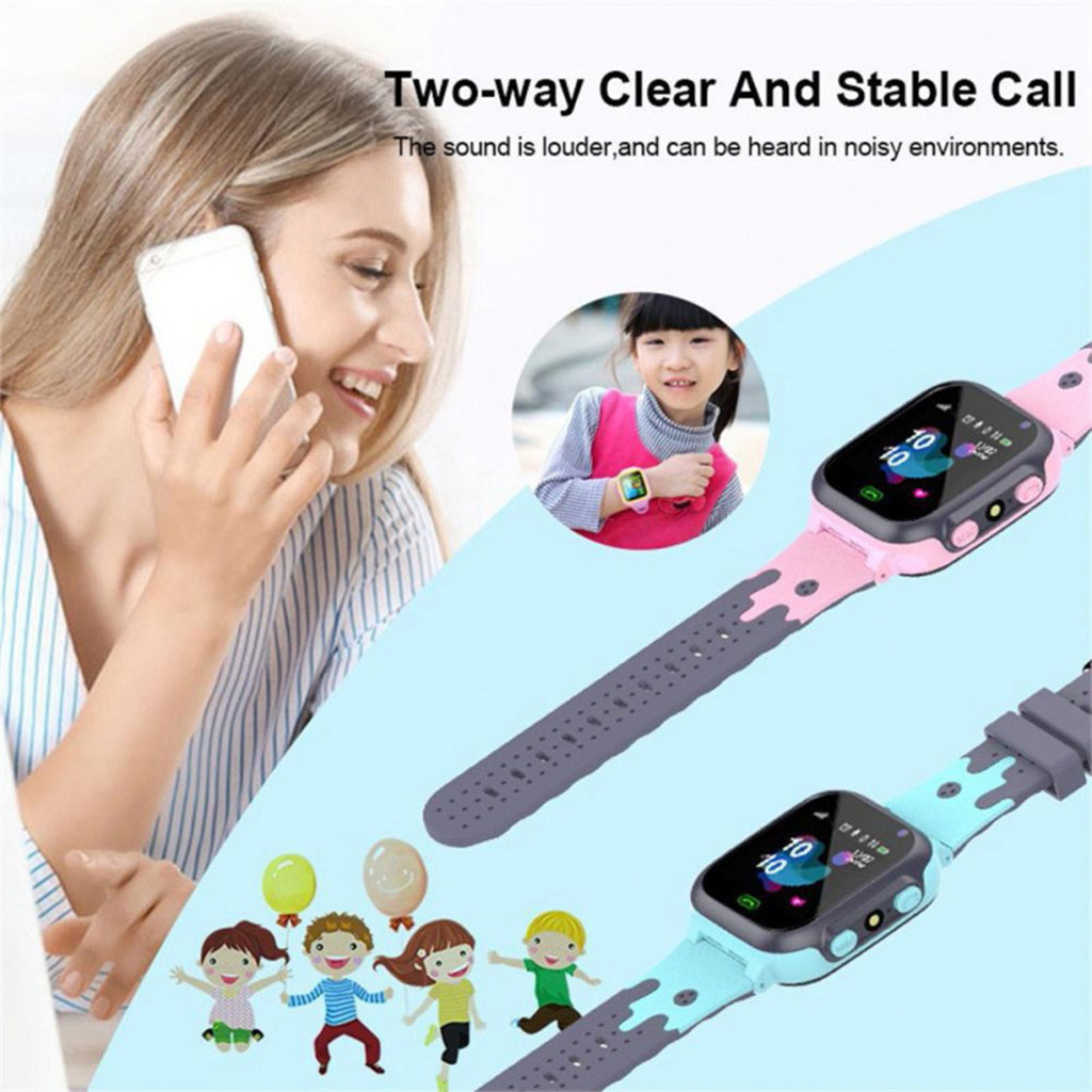 Montre intelligente pour enfants avec fonction d'appel d'urgence SOS et camera - ساعة ذكية للأطفال 5