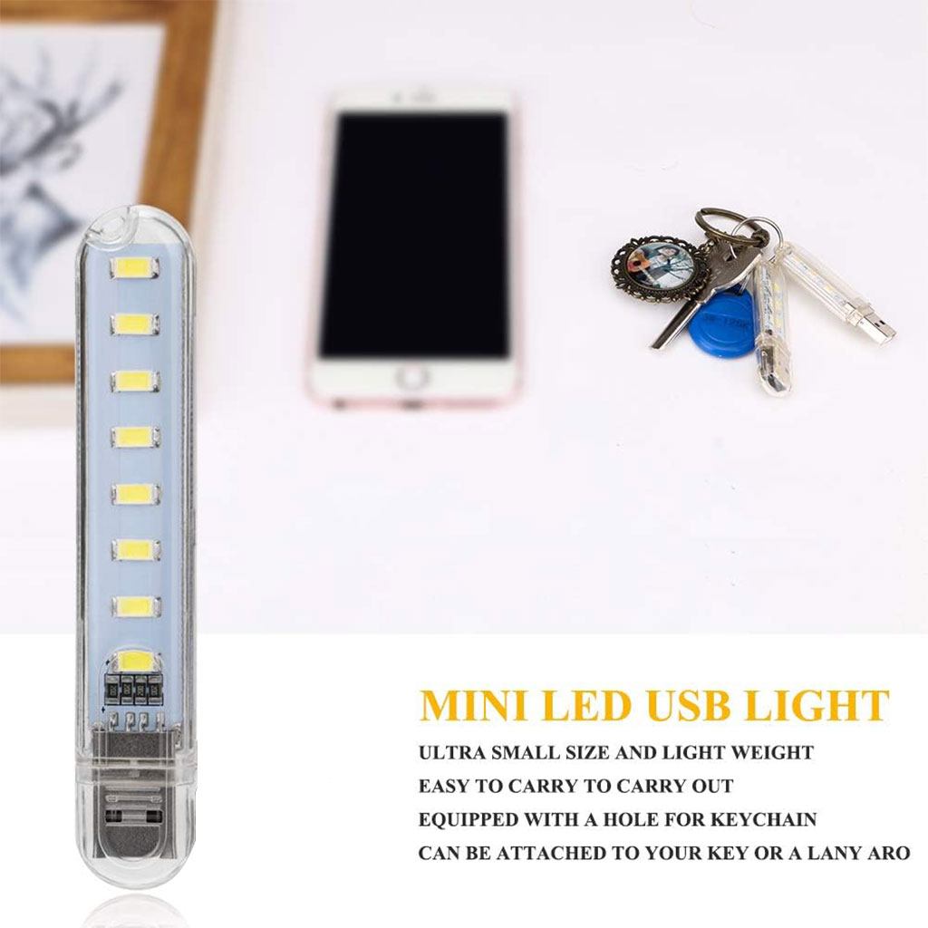 Porte Clé Mini-Lampe à LED USB - مصباح محمول بحجم صغير 2