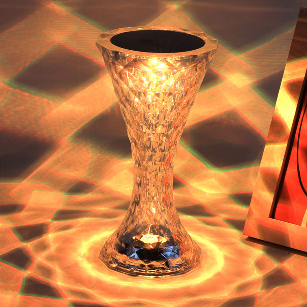 Lampe de table en cristal sans fil Tactile Rgb pour chambre V2 9