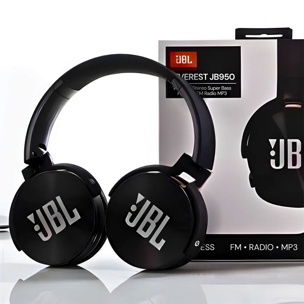 JBL Casque Bluetooth sans fil avec microphone JB950 - سماعات رأس لاسلكية 5