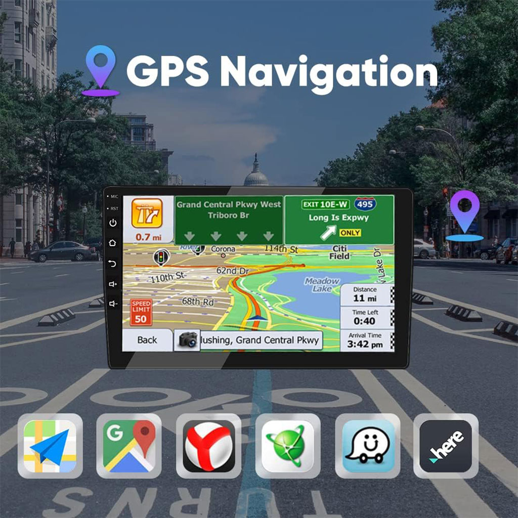 Écran de voiture Android de 10,1 pouces compatible Apple CarPlay Android Auto - شاشة ذكية للسيارة 6