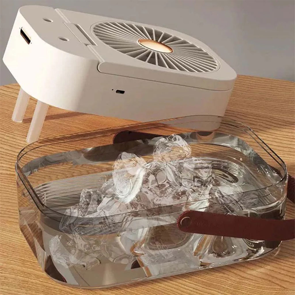 Ventilateur 3 Vitesses et Brumisateur avec Grand Réservoir - مروحة ومعطر جو 2في1 3