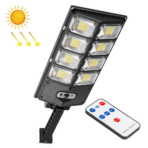 Lampe solaire d'extérieur super lumineuse à 504 LED, étanche, détecteur de mouvement 5